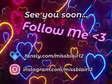 Chaturbate Nude Webcam of missblair12