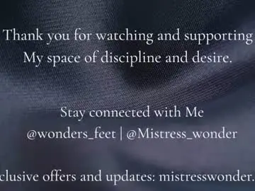 Chaturbate Best live sex cam show of wonders_feet