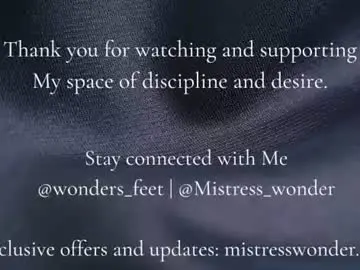 Chaturbate Live Sex of wonders_feet
