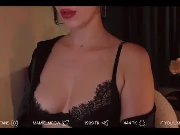 Chaturbate Best live sex cam show of mamiemeow